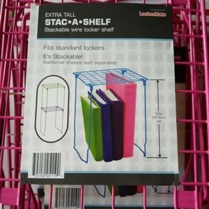 LockerMate Stac-A-Shelf, Extra Tall 12 Inch Wire S